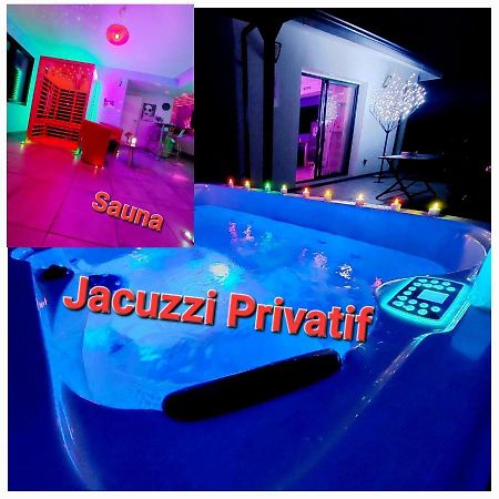 Un Sejour Romantique En Couple Avec Jacuzzi Prive Chromotherapie Jardin Maison Privee Ychoux Bagian luar foto